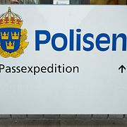 Entrén till polisens passexpedition på Kungsholmen i Stockholm.