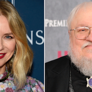 Naomi Watts och George R R Martin. Arkivbilder.