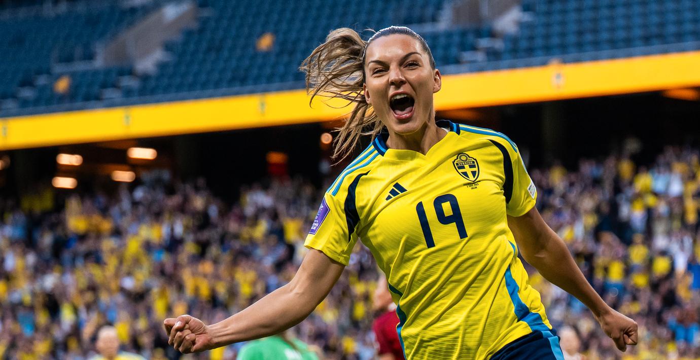 Johanna Rytting Kaneryd efter 2–0.