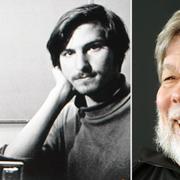 Arkivbild: Applegrundarna Steve Wozniak och Steve Jobs i början av företagets historia, Steve Wozniak 2016.