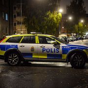 Polis i Norrköping. Arkivbild.