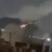 Bilder som påstås visa några av attackerna mot Venezuela.