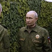 Valerij Gerasimov och Vladimir Putin.