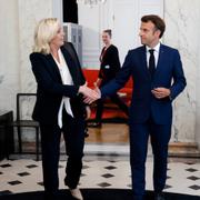 Emmanuel Macron och Marine Le Pen. 