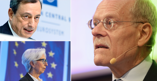 Draghi, Lagarde och Ingves. TT