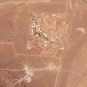 Urananrikningsanläggningen i Natanz i Iran efter en israelisk attack