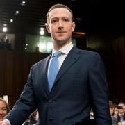 Mark Zuckerberg när han förhördes i USA:s kongress tidigare i vår. 