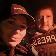 Olena Hubanova och Yevhen Karmazin.