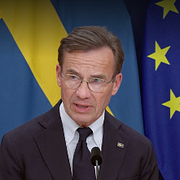 Statsminister Ulf Kristersson (M).