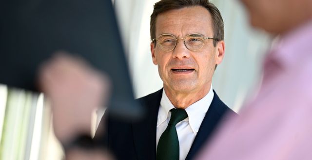 Statsminister Ulf Kristersson.  Pontus Lundahl/TT