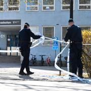 Grimstaskolan i västra Stockholm, 3 maj