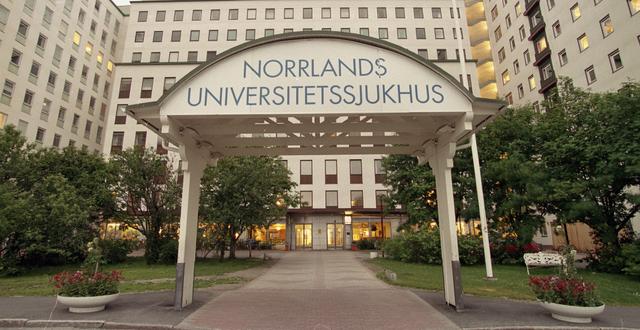 Norrlands universitetssjukhus Erik Svensson / TT NYHETSBYRÅN