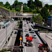 Arkivbild: Trafik på E6 i Oslo. 