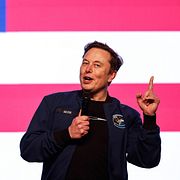 Arkivbild på Elon Musk från förra året.