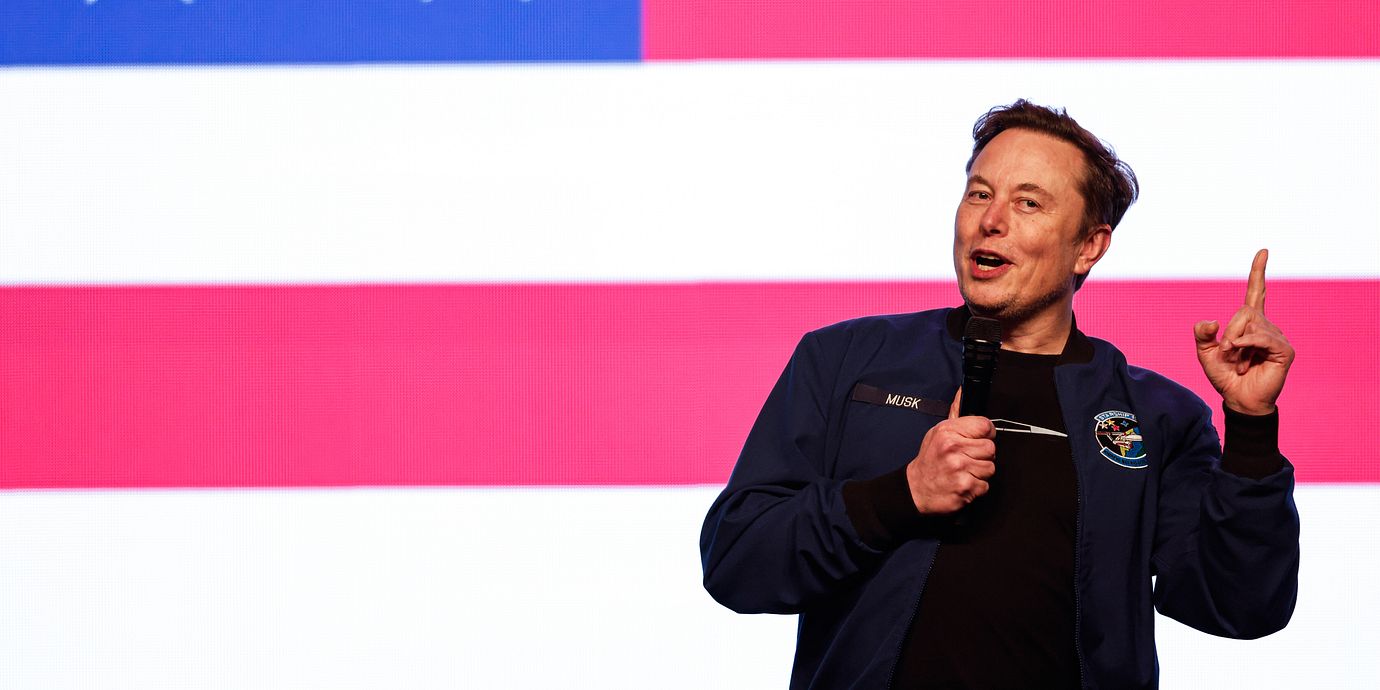 Arkivbild på Elon Musk från förra året.