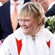 Statsminister Ulf Kristersson  och Birgitta Ed Kristersson anländer till firandet av nationaldagen på Skansen den 6 juni.