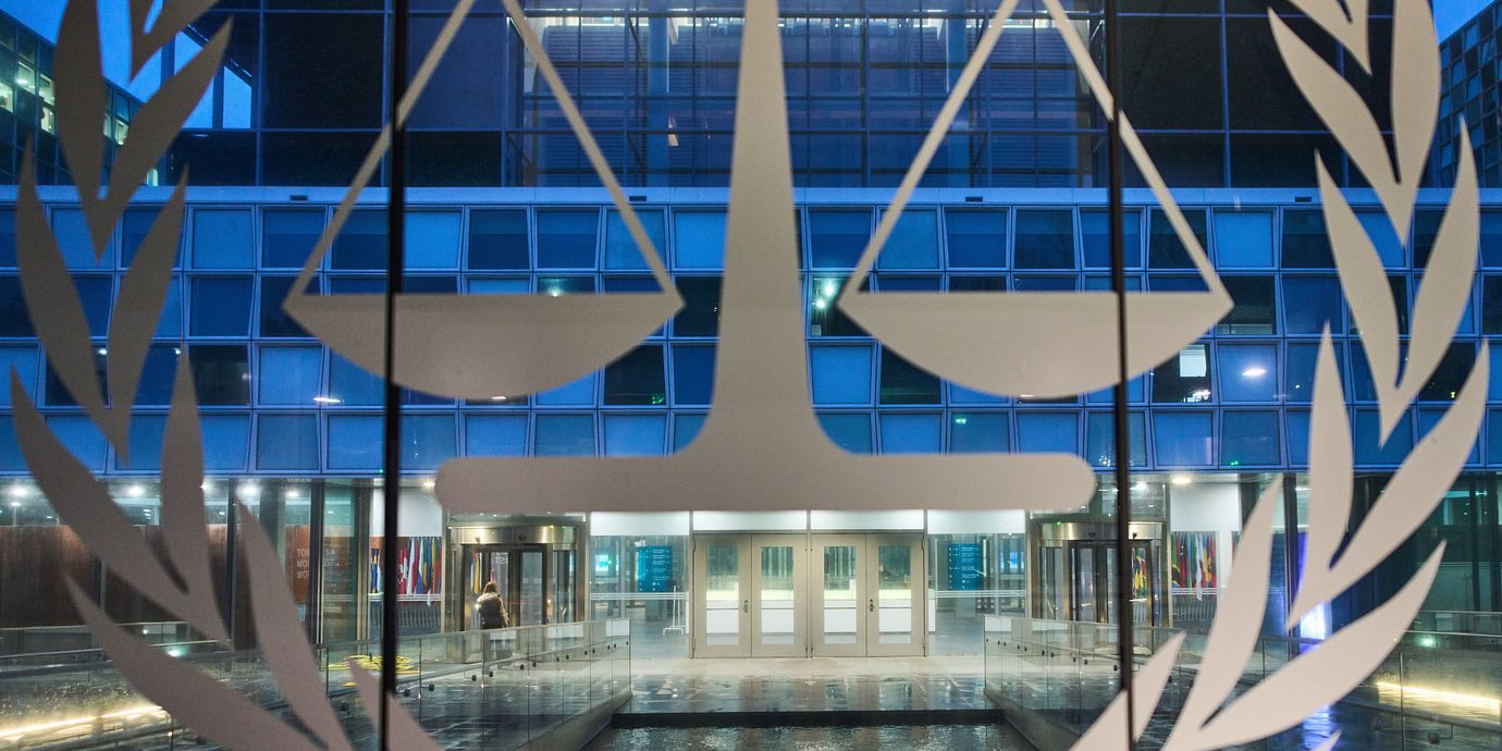 Internationella brottmålsdomstolen ICC:s lokaler i Haag.