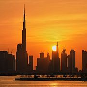 Dubais skyline.