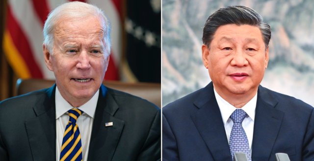 Biden och Xi. TT