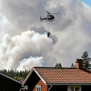 Skogsbrand i Ljusdals kommun.