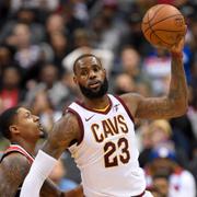 LeBron James spelar i NBA-laget Cleveland Cavaliers.