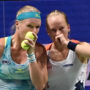 Kiki Bertens och Johanna Larsson.