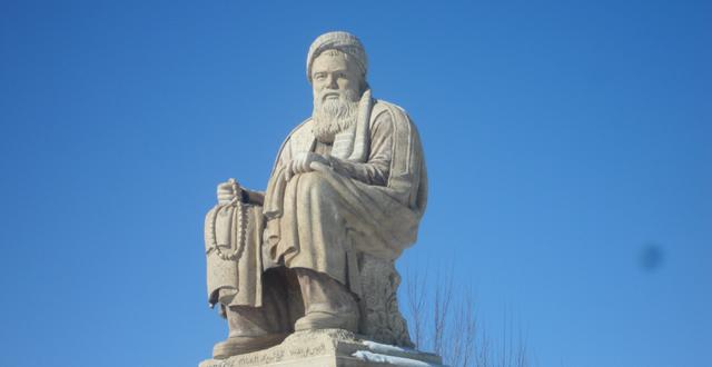 Abdul Ali Mazari-statyn i Bamian Wikimedia Commons