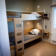 Ett tvåbäddsrum på Kumla-anstalten. 