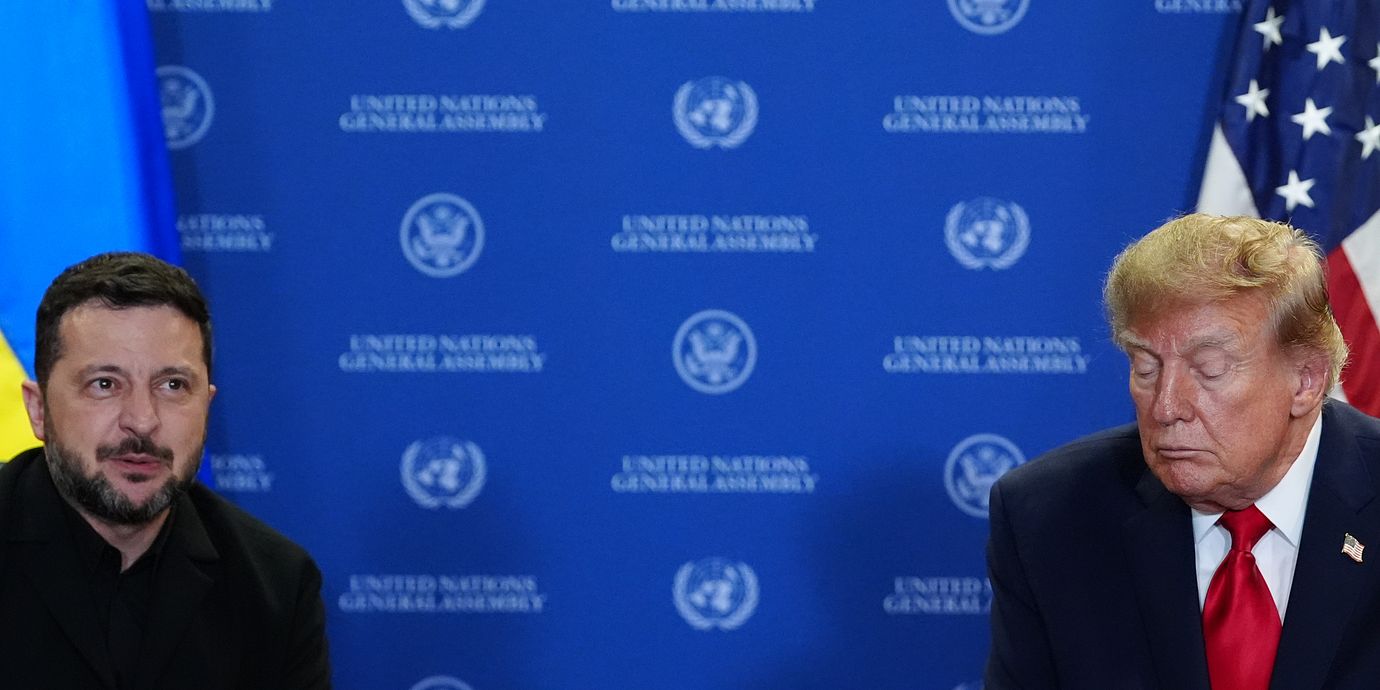 President Donald Trump mötte Volodymyr Zelenskyj under FN:s generalförsamling i september.