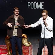 Lukas Simonsson, Carl Déman och Jonas Fagerström i JLC .
