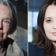 Merete Mazzarella och Karin Olsson.