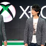 Don Mattrick från Microsoft och Metal Gear-skaparen Hideo Kojima.