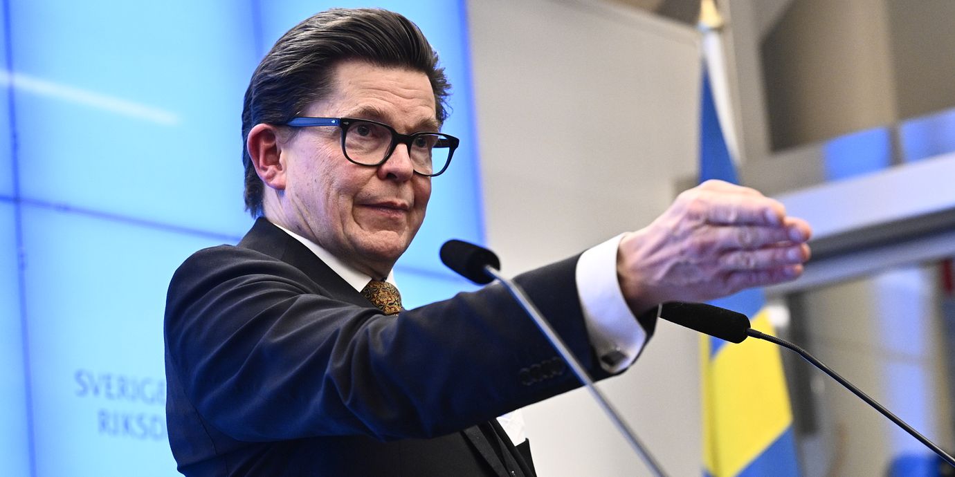 Talmannen Andreas Norlén.
