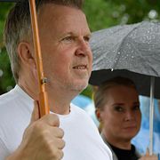 Richard Herrey går i Mångfaldsparaden på onsdagen under Almedalsveckan i Visby 2022. Arkivbild.