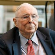 Charlie Munger t.h med parhästen Warren Buffett. 