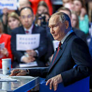 Vladimir Putin, 18 december. 