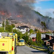 Branden i Drammen.