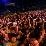 Publik under Astroworld-festivalen.