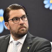 SD-ledaren Jimmie Åkesson. 