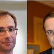 SEB:s Robert Berqvist och finansminister Anders Borg