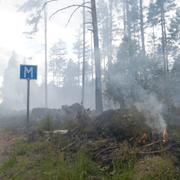 Branden i Broddbo utanför Sala. 