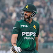 Pakistans lagakpten Salman Ali Agha.