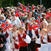 Norge firar nationaldagen.