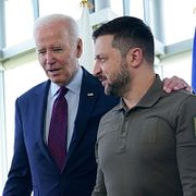 Bild från tidigare möte mellan presidenterna.  Susan Walsh / AP