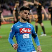 Napolis Lorenzo Insigne ser besviken ut.