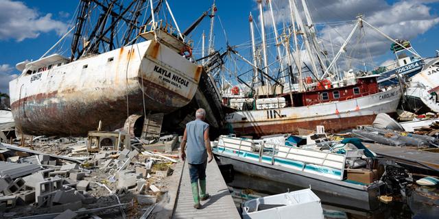 Förödelse efter Ian. Rebecca Blackwell / AP