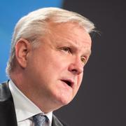 Olli Rehn, finländsk ledamot i ECB. 