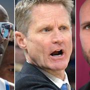 Mo Farah, Steve Kerr, Michael Bradley.