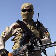 Kurdisk krigare i Irak.