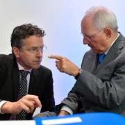 Arkivbild: Både eurogruppens ordförande Jeroen Dijsselbloem och Tysklands finansminister Wolfgang Schäuble lämnar eurogruppen under slutet av året. 